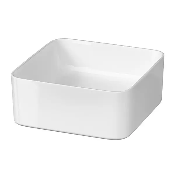 lavoar pe blat cersanit crea alb lucios 35 cm 278989 2