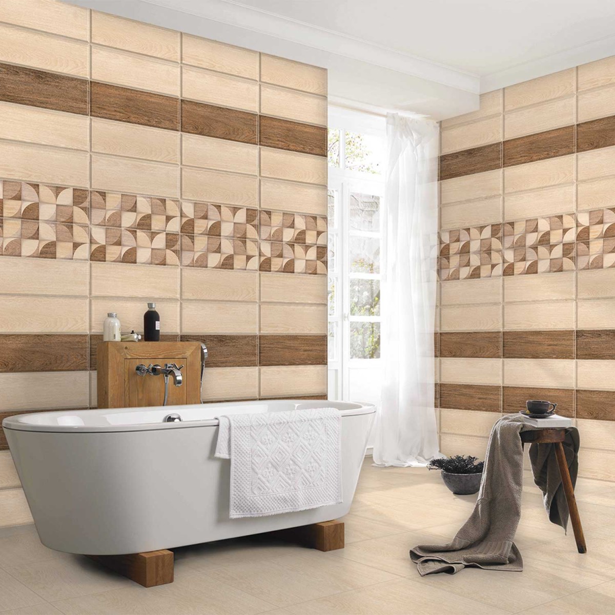 faianta nevada escada wood beige aspect