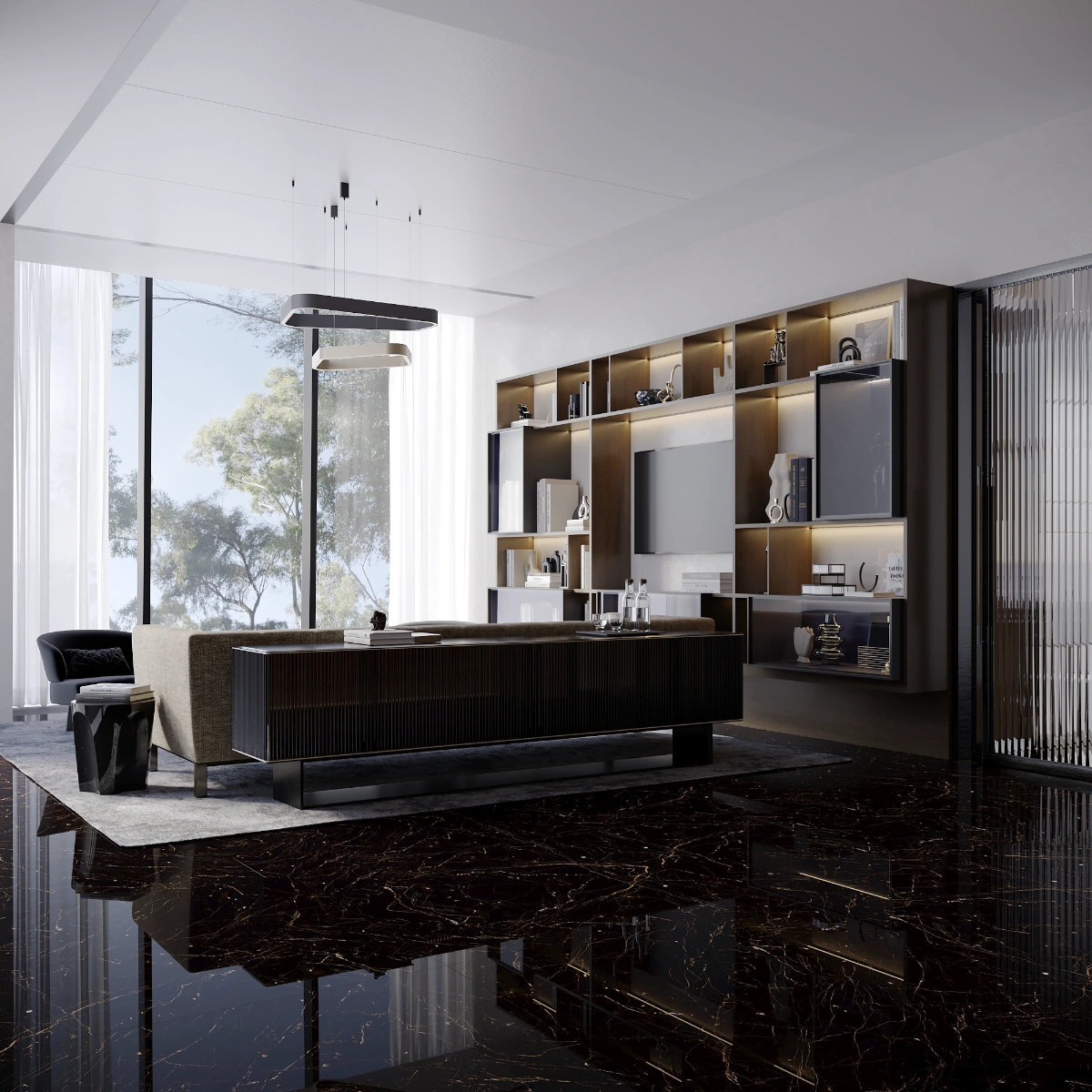 gresie portelanata armani brown 60x120 ambient 1 png