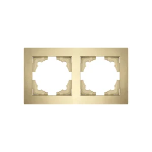 carcasa priza dubla gold ke01450