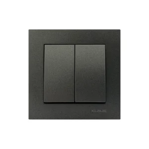 ke01703 intrerupator dublu antracit
