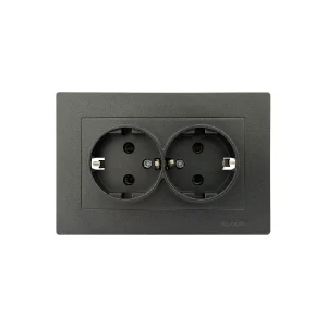 ke01708 priza dubla antracit