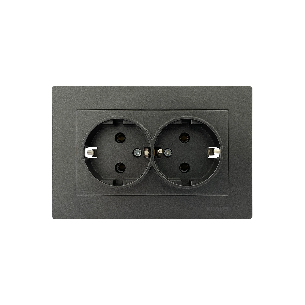 ke01708 priza dubla antracit